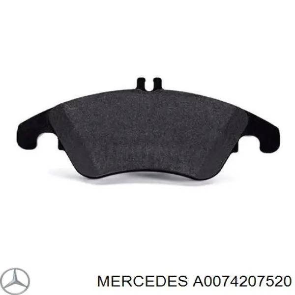 Гальмівні колодки Mercedes A0074207520 ціна, від 56.46 USD