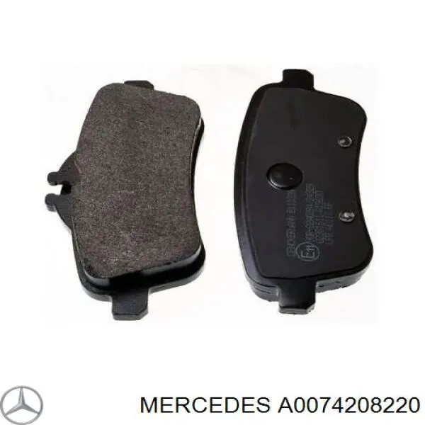 Купити A0074208220 Mercedes Задні колодки