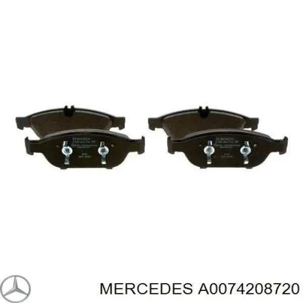 Передні тормозні колодки A0074208720 Mercedes