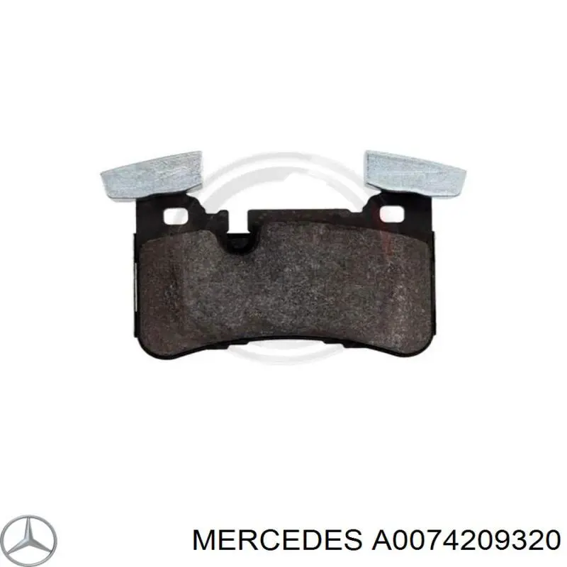 Задні гальмівні колодки A0074209320 Mercedes