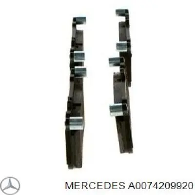 Гальмівні колодки Mercedes A0074209920 ціна, від 71.90 USD