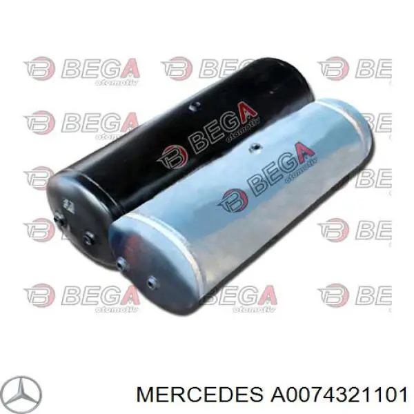 Купити A0074321101 Mercedes Ресивер пневматичної системи