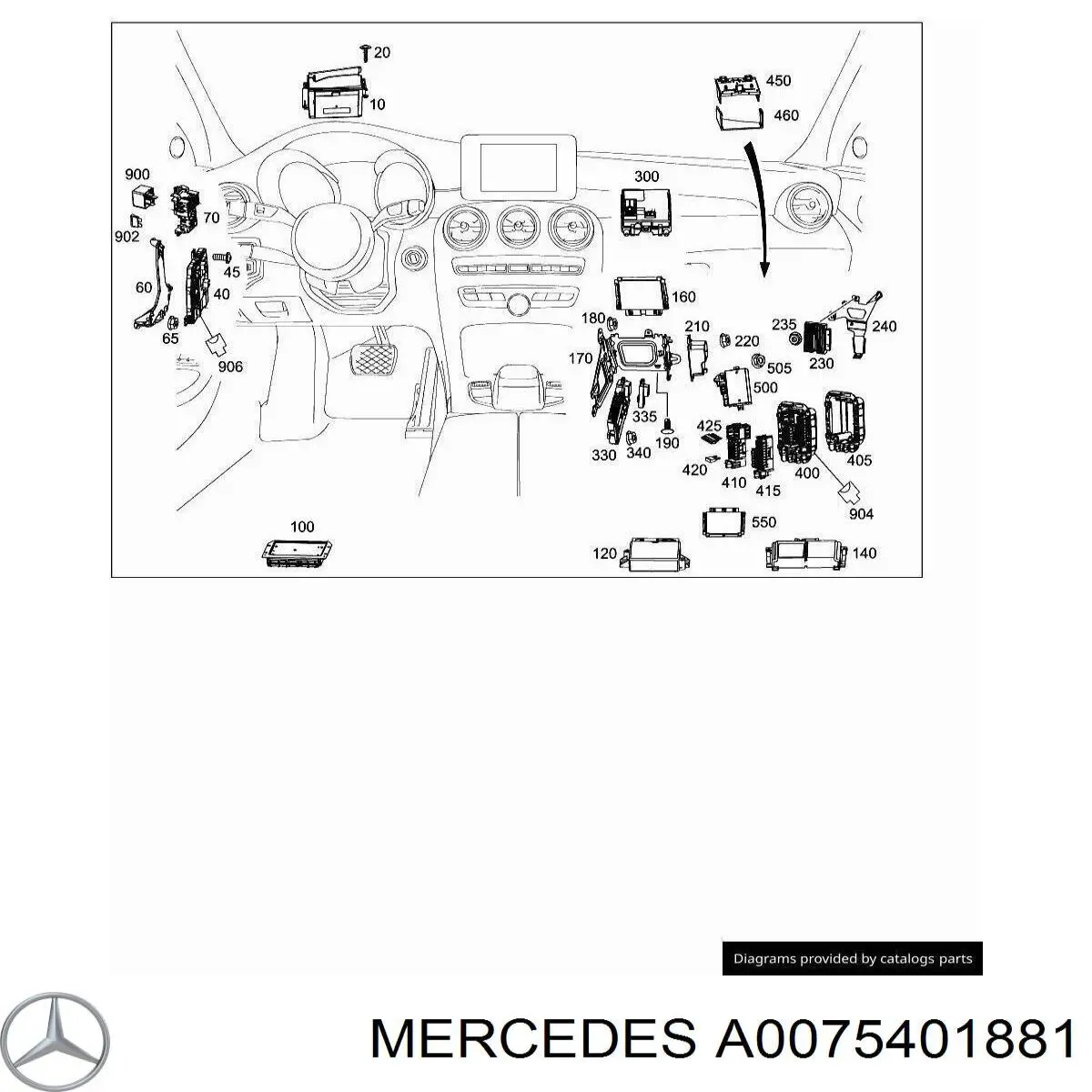  A0075401881 Mercedes