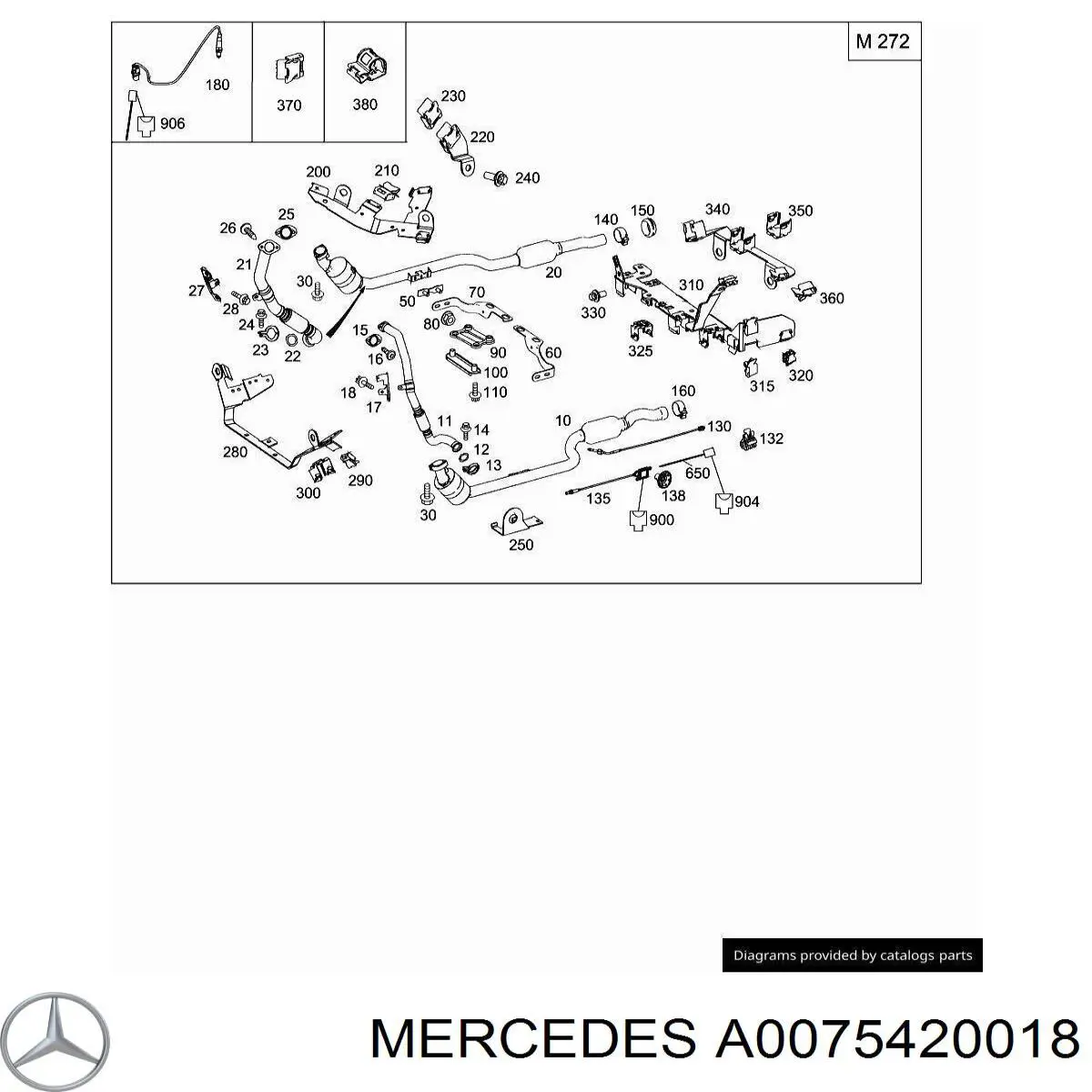 A0075420018 Mercedes Датчик оксидів азоту NOX