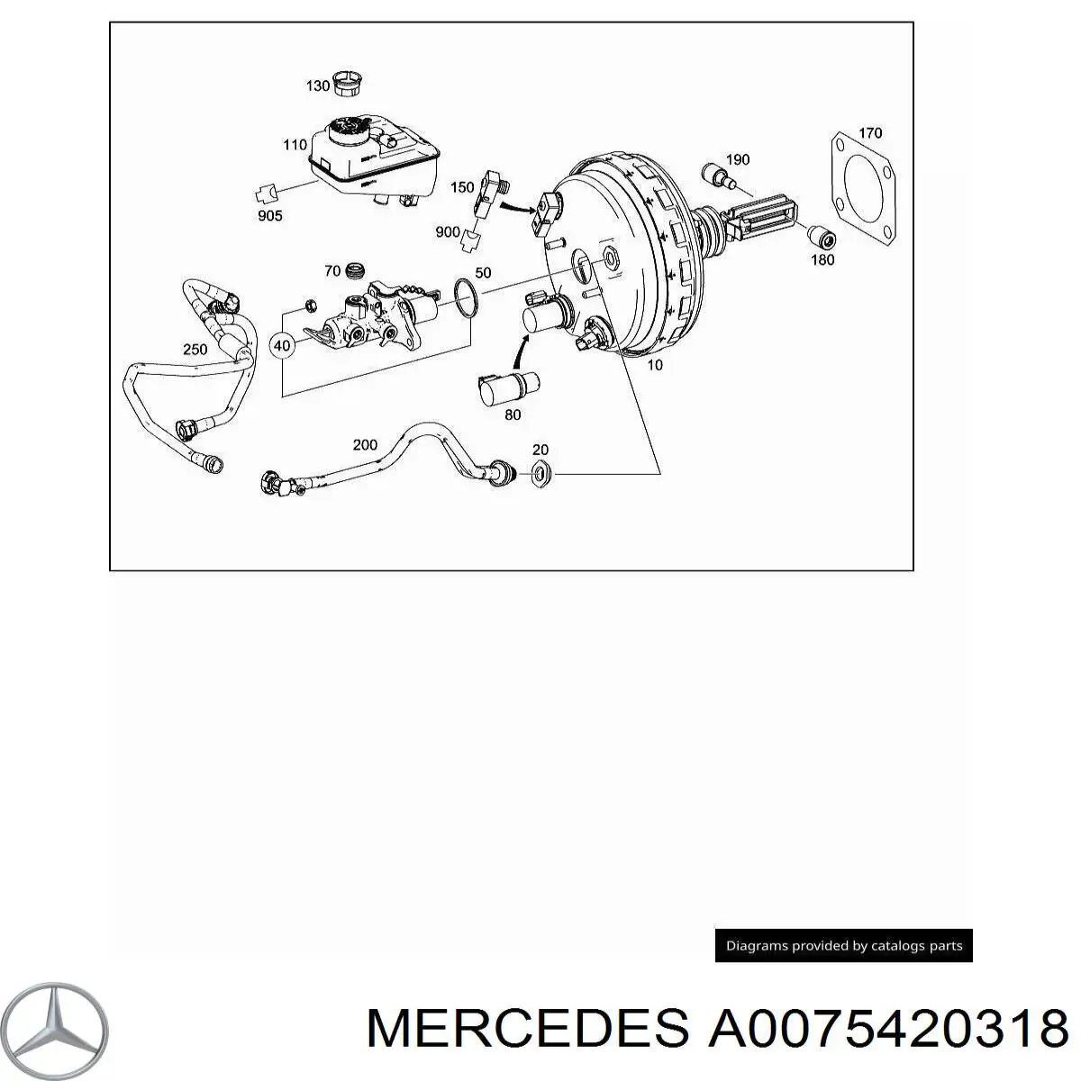 Купити A0075420318 Mercedes 