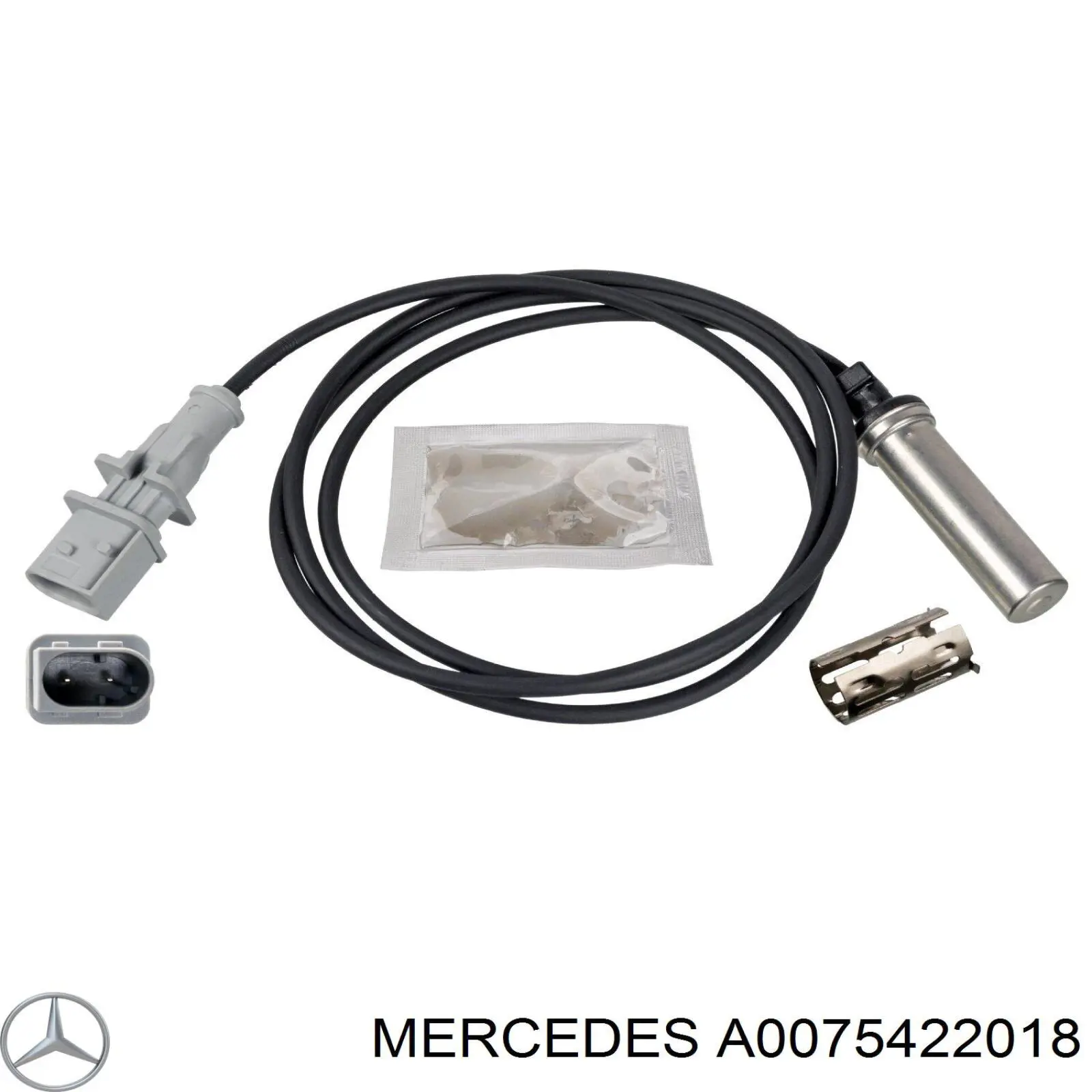 Купити A0075422018 Mercedes Датчик АБС (ABS) задній, правий