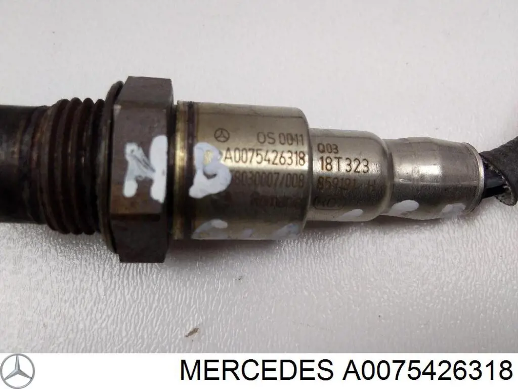 Лямбдазонд, датчик кисню після каталізатора, лівий Mercedes A0075426318 ціна, від 42.08 USD