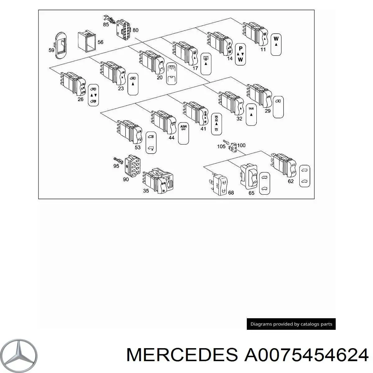  A0075454624 Mercedes