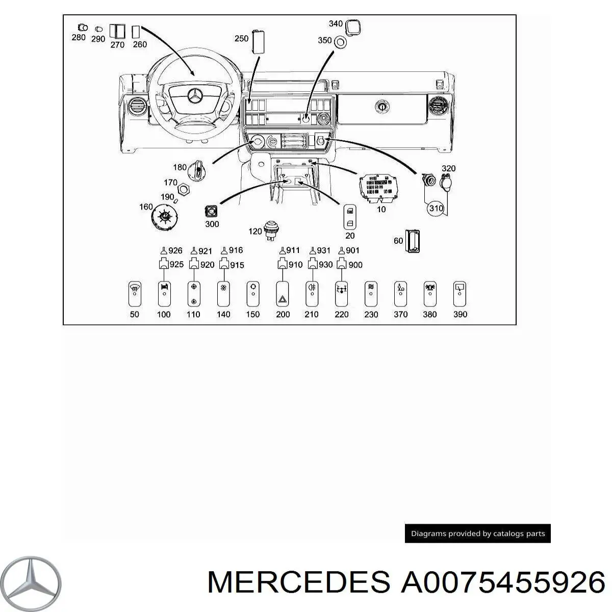 A0075455926 Mercedes 
