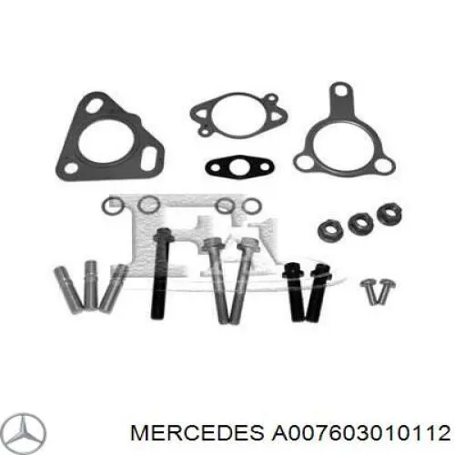 Прокладка шланга подачі масла до турбіни A007603010112 Mercedes