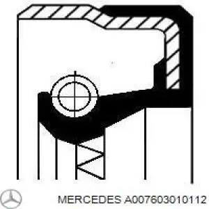 Купити A007603010112 Mercedes Прокладка шланга подачі масла до турбіни