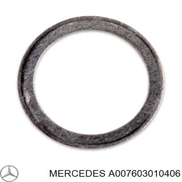 Прокладка шланга подачі масла до турбіни Mercedes A007603010406 ціна, від 1.29 USD