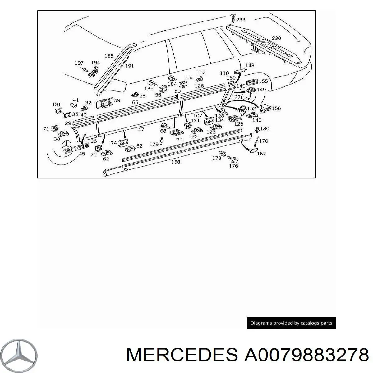 A0079883278 Mercedes 