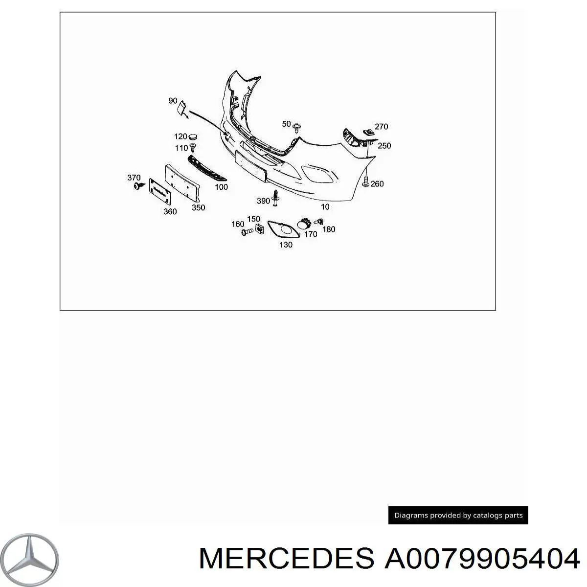 A0079905404 Mercedes 
