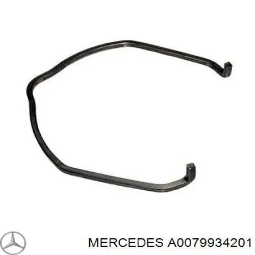 Скоба патрубка интеркуллера на Mercedes C (W204)