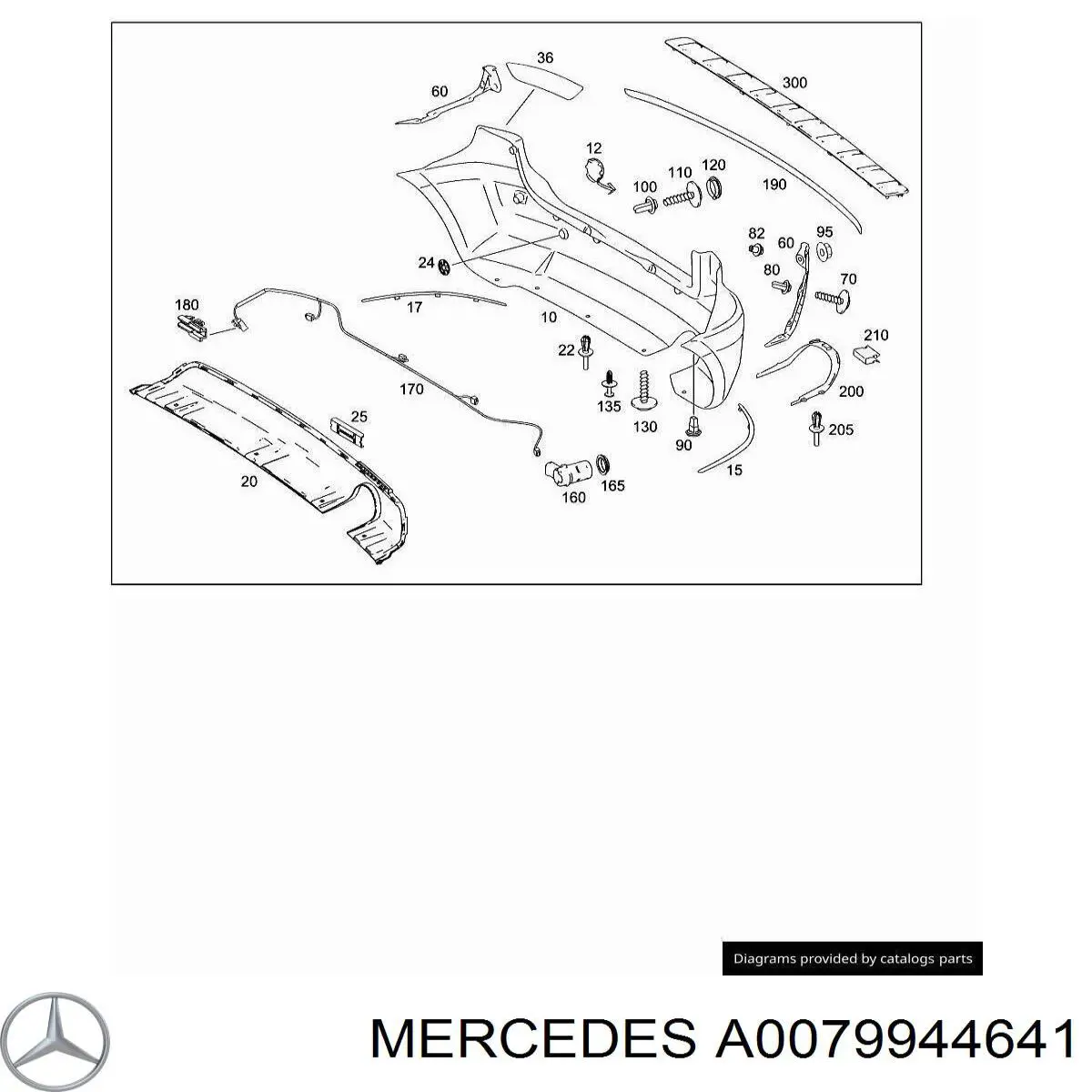  Mercedes A0079944641 ціна, від 0.70 USD