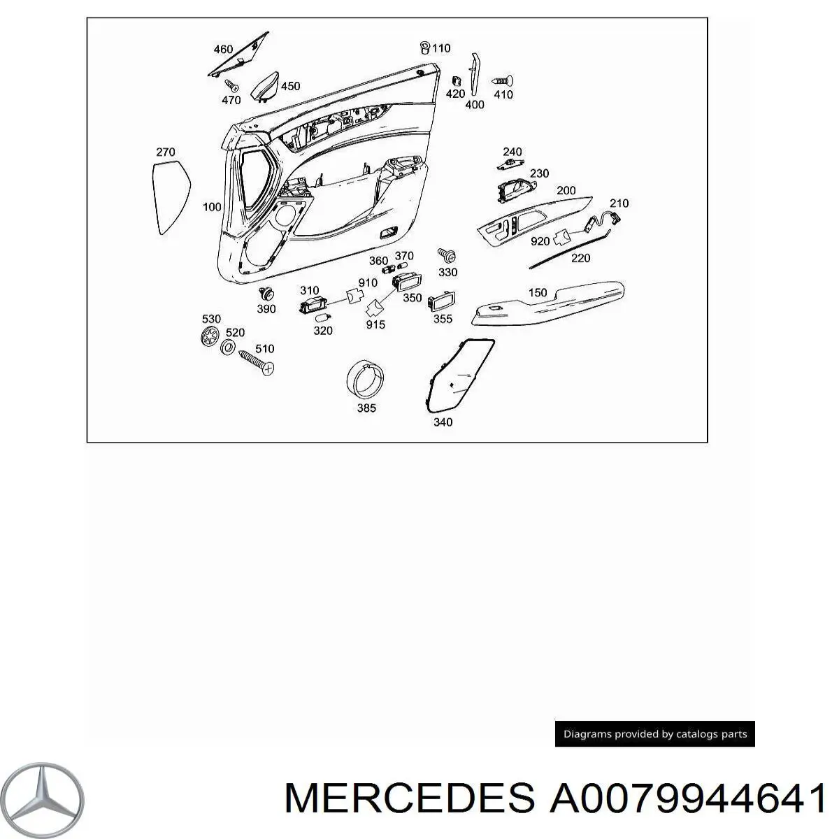 Купити A0079944641 Mercedes 