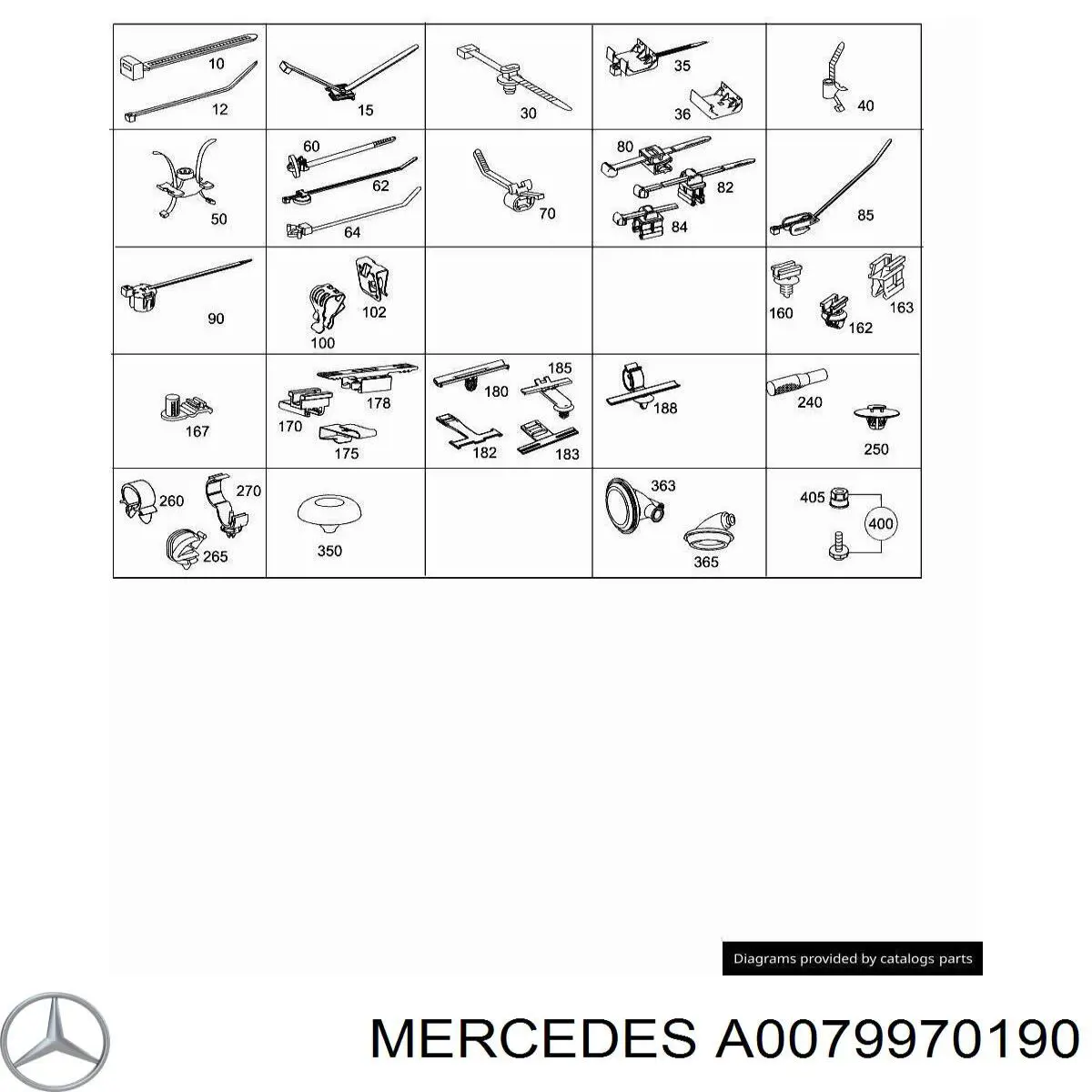 A0079970190 Mercedes 