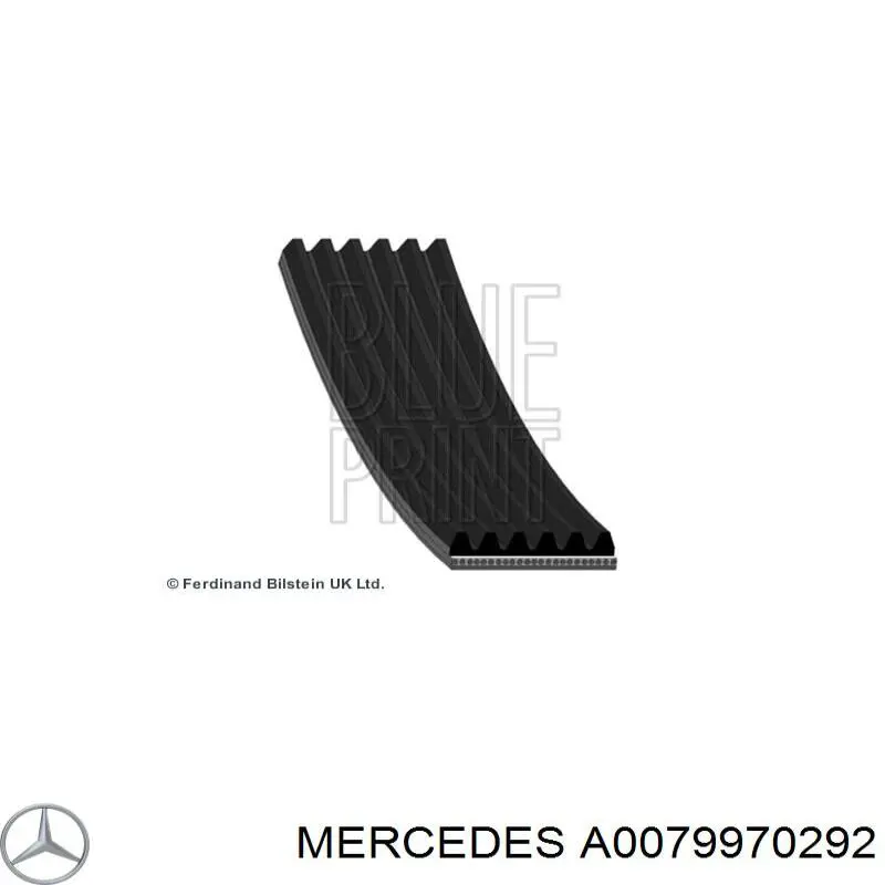 Клиновий ремінь Mercedes A0079970292 ціна, від 12.94 USD