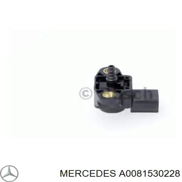 0081530228 Mercedes датчик тиску у впускному колекторі, map