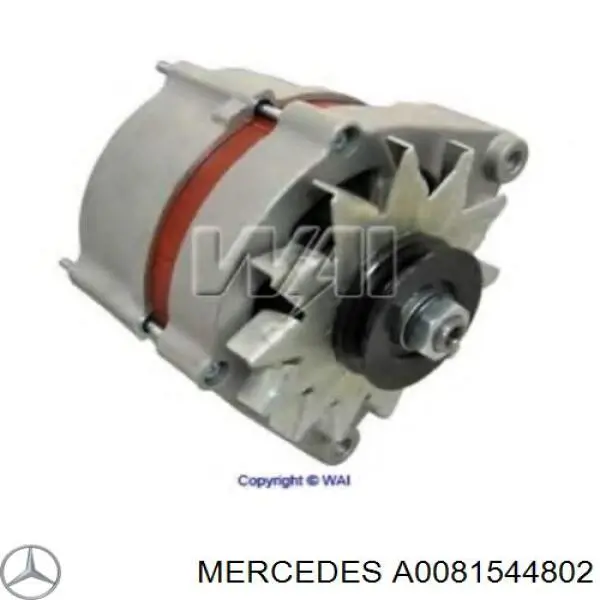 Генератор Mercedes A0081544802 ціна, від 56.49 USD
