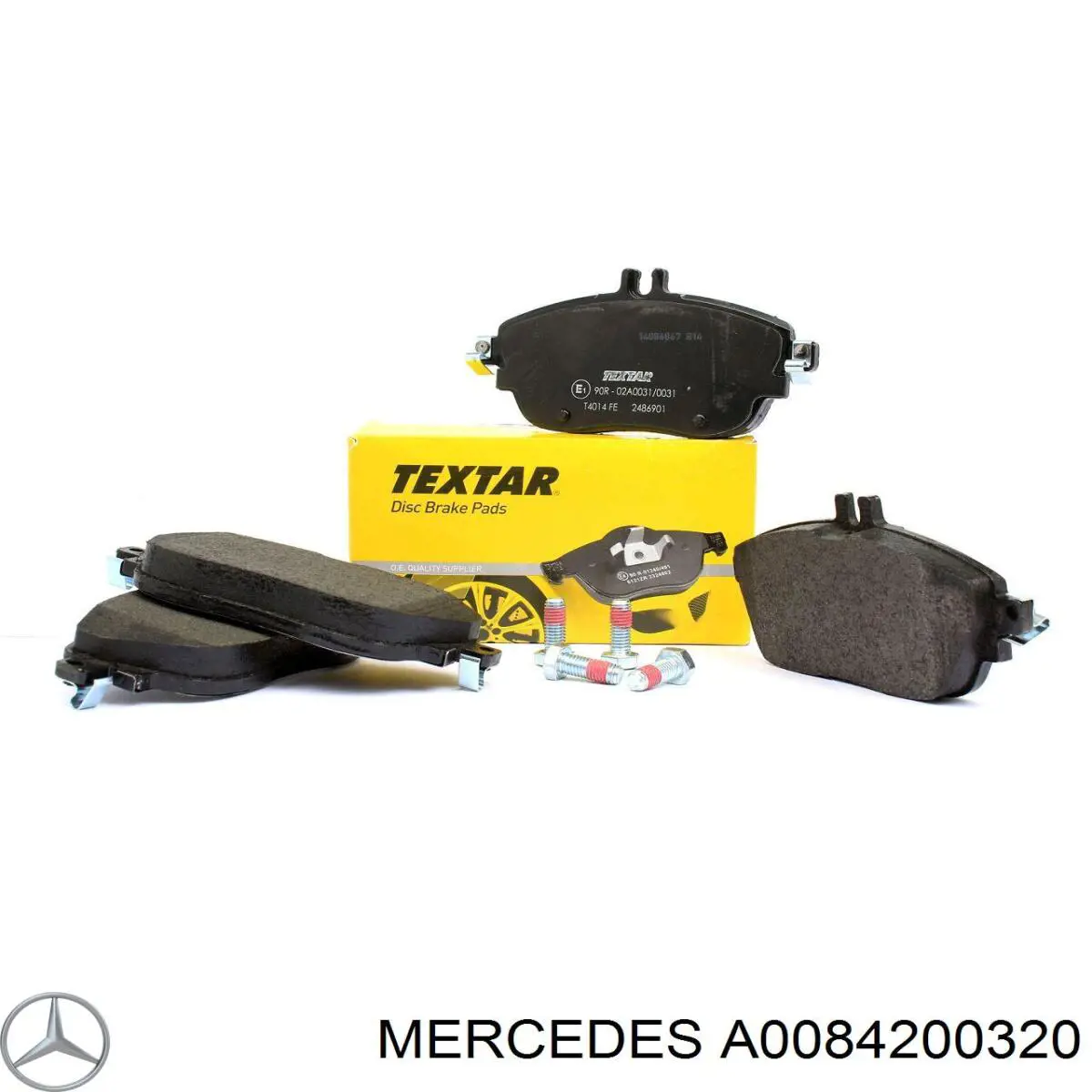 A0084200320 Mercedes Передні гальмівні колодки