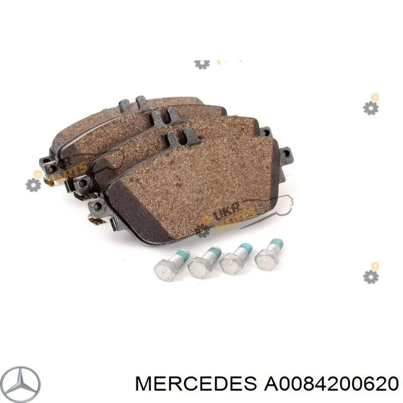 Купити A0084200620 Mercedes Колодки гальмівні передні, дискові