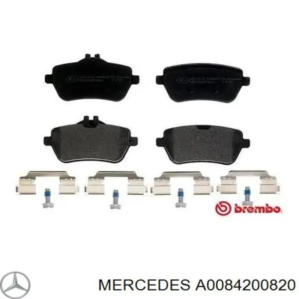 Задні гальмівні колодки A0084200820 Mercedes