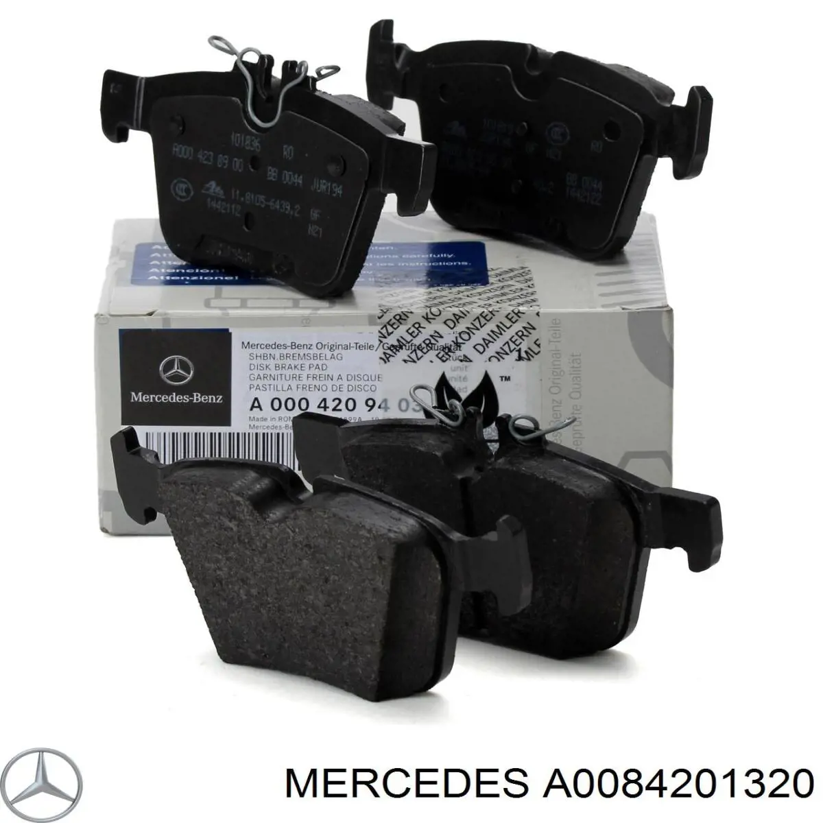 Задні гальмівні колодки A0084201320 Mercedes