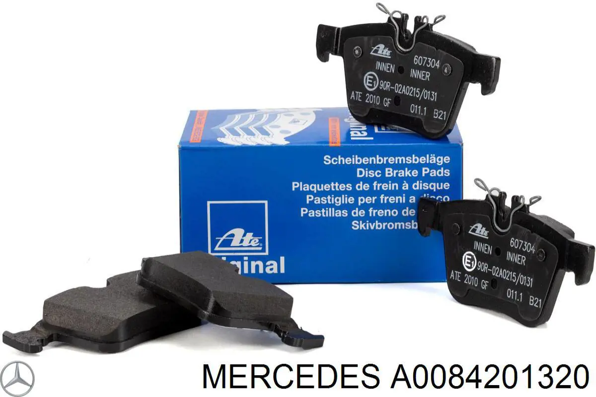 Задні гальмівні колодки Mercedes A0084201320 ціна, від 39.99 USD
