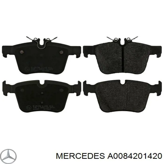 Задні гальмівні колодки A0084201420 Mercedes