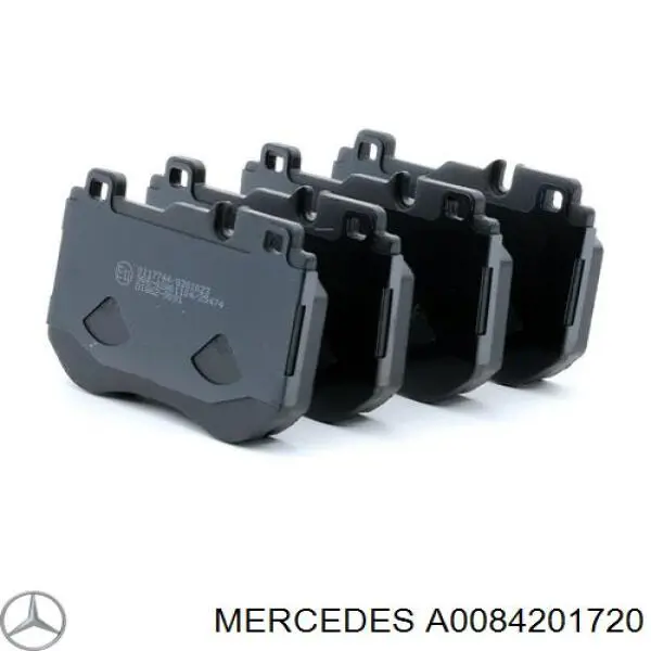Купити A0084201720 Mercedes Колодки гальмівні передні, дискові