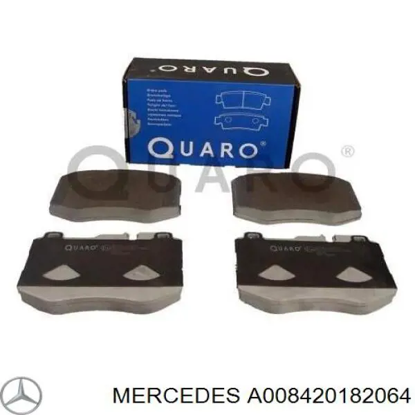 Гальмівні колодки Mercedes A008420182064 ціна, від 56.50 USD
