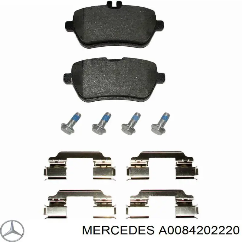 Задні гальмівні колодки A0084202220 Mercedes