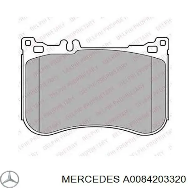 A0084203320 Mercedes Передні гальмівні колодки