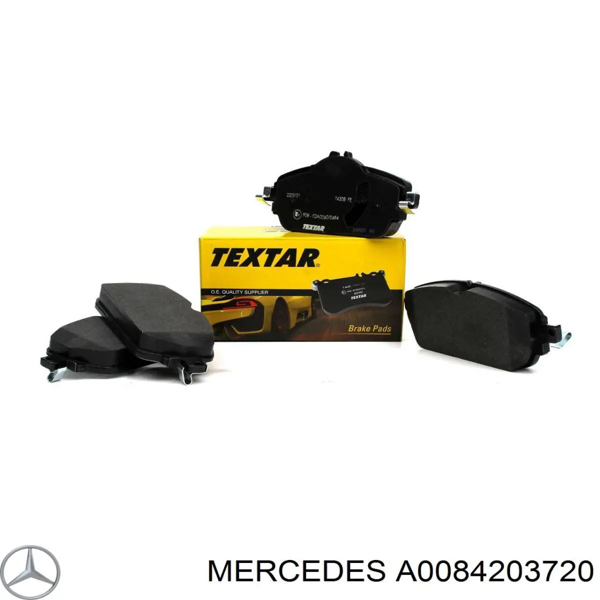 Передні тормозні колодки A0084203720 Mercedes