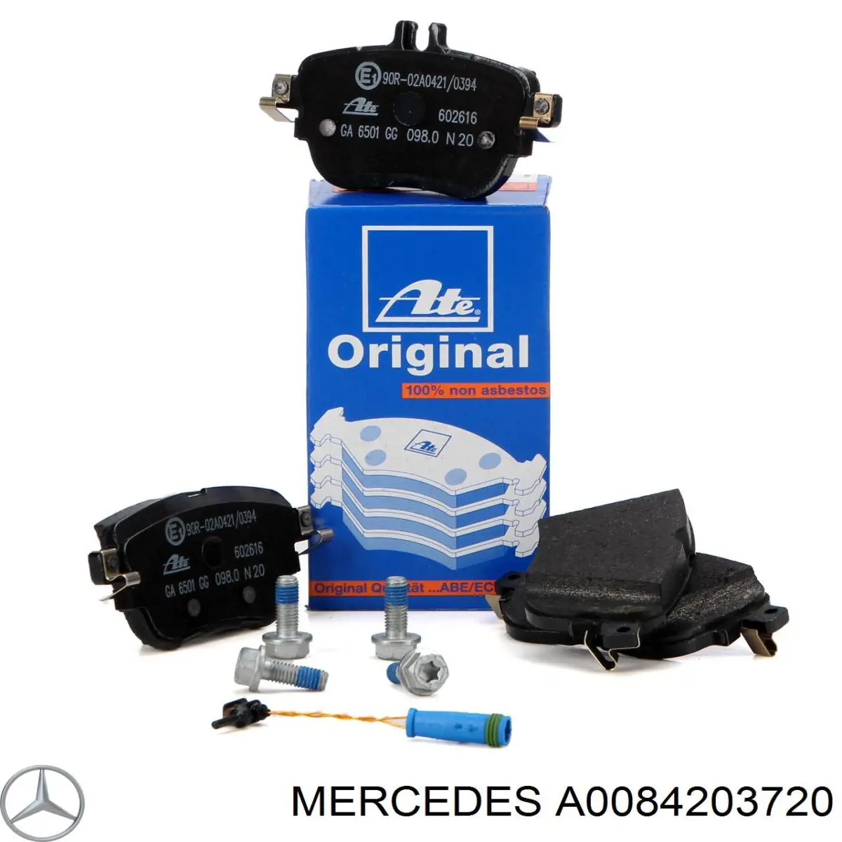 Гальмівні колодки Mercedes A0084203720 ціна, від 67.20 USD