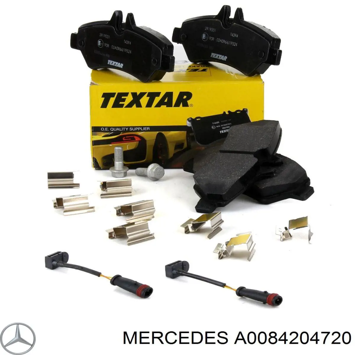 Передні тормозні колодки A0084204720 Mercedes