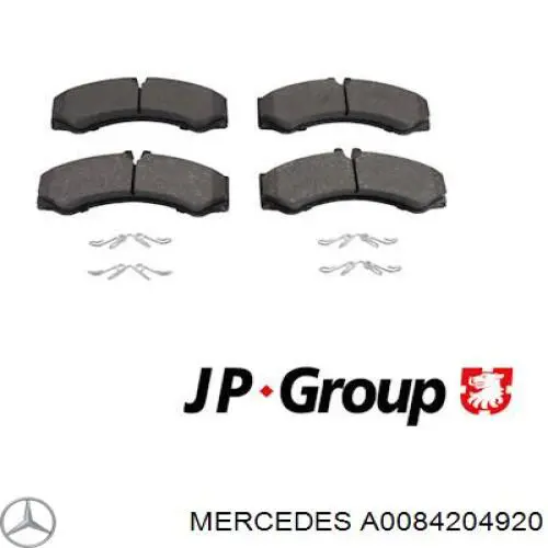 A0084204920 Mercedes Передні гальмівні колодки