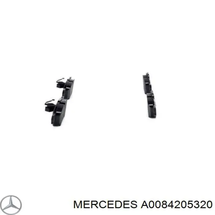 Купити A0084205320 Mercedes Задні колодки