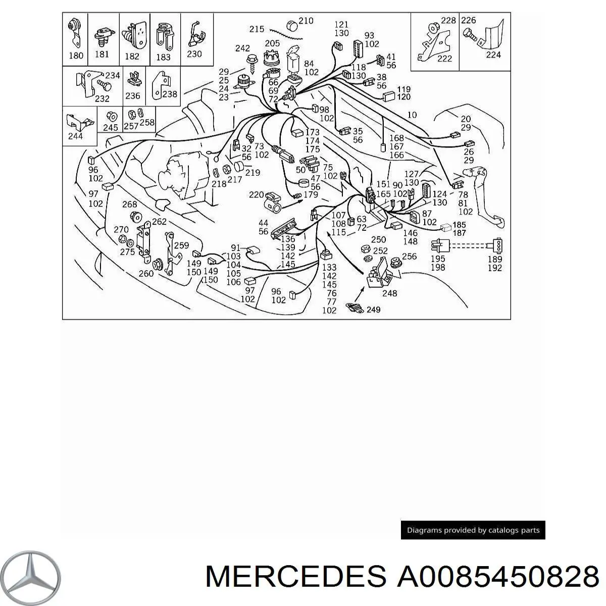 85450928 Mercedes Роз’єм регулятора фаз газорозподілу