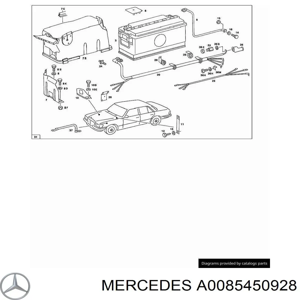 Роз’єм регулятора фаз газорозподілу A0085450928 Mercedes