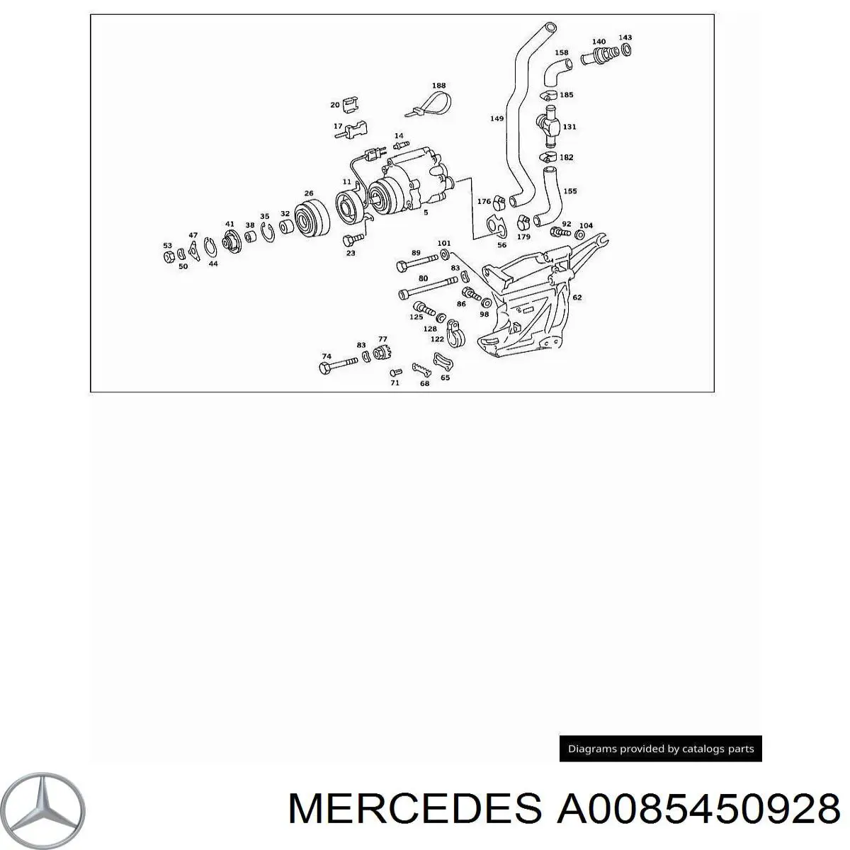 Роз’єм регулятора фаз газорозподілу Mercedes A0085450928