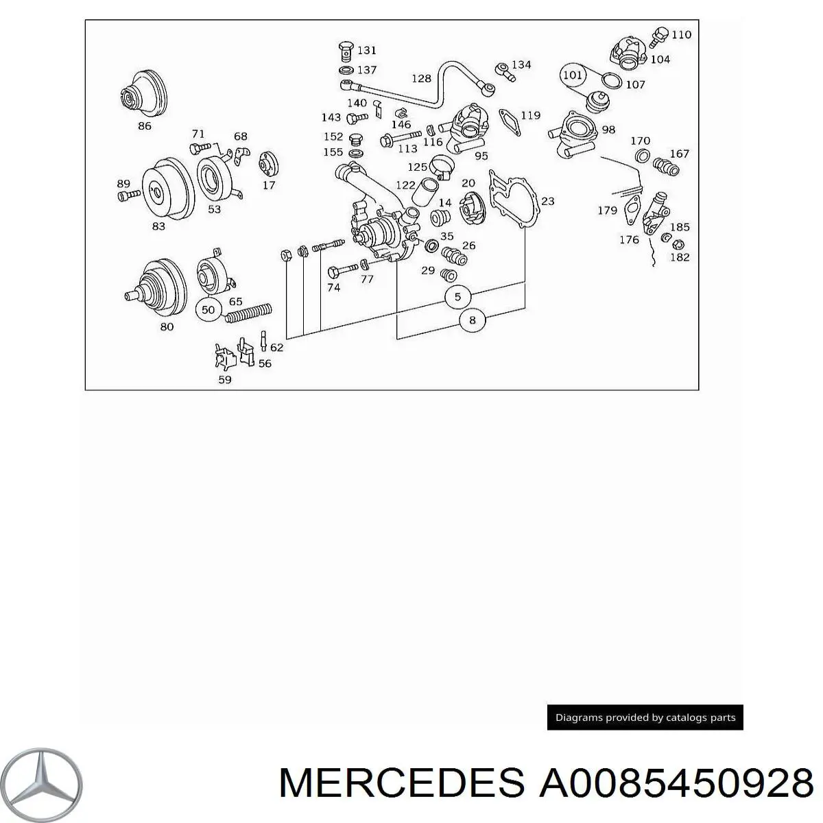 Роз’єм регулятора фаз газорозподілу Mercedes A0085450928 ціна, від 5.34 USD