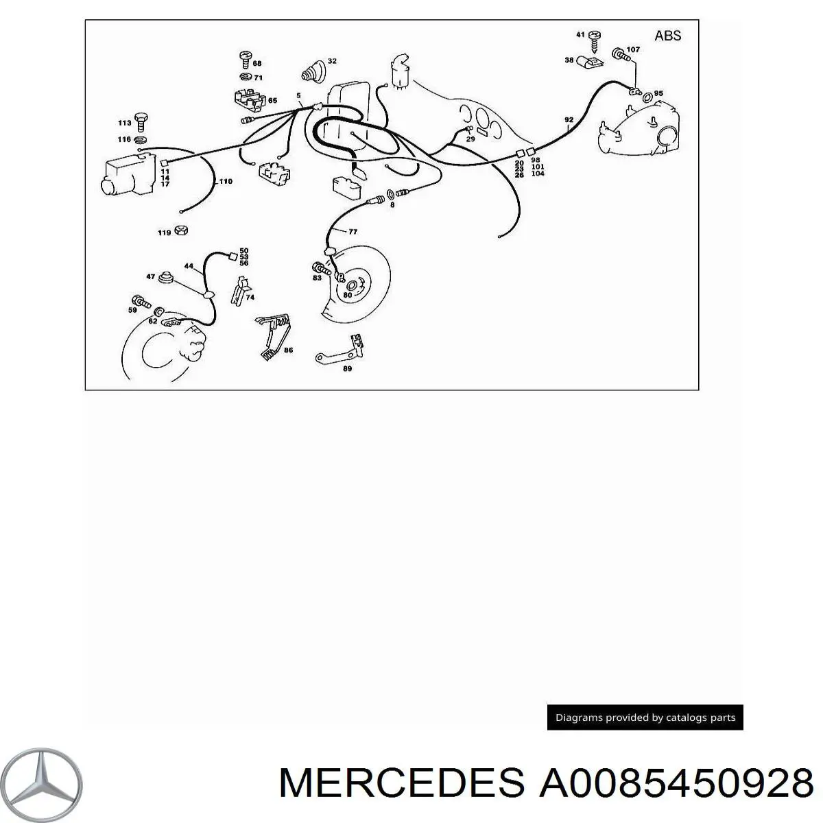 Купити A0085450928 Mercedes Роз’єм регулятора фаз газорозподілу