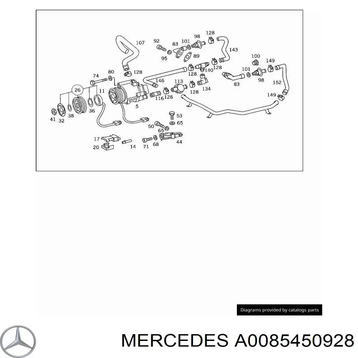 Роз’єм регулятора фаз газорозподілу Mercedes A0085450928 ціна, від 5.34 USD