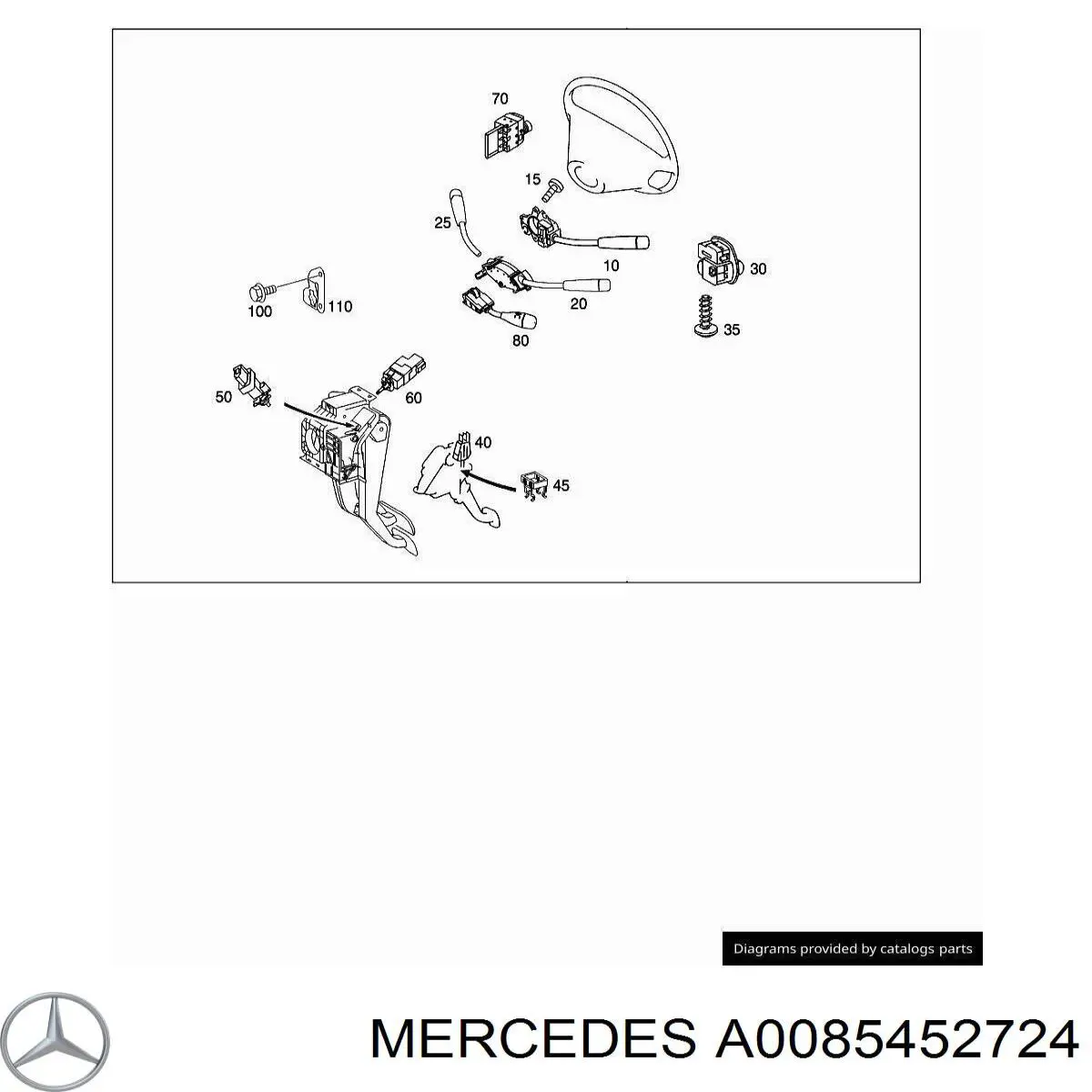 Купити A0085452724 Mercedes 