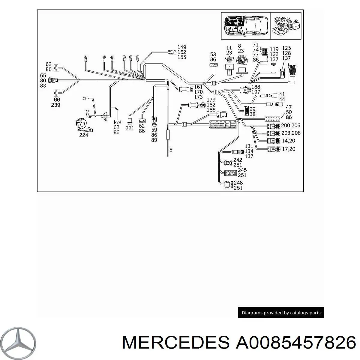  A0085457826 Mercedes