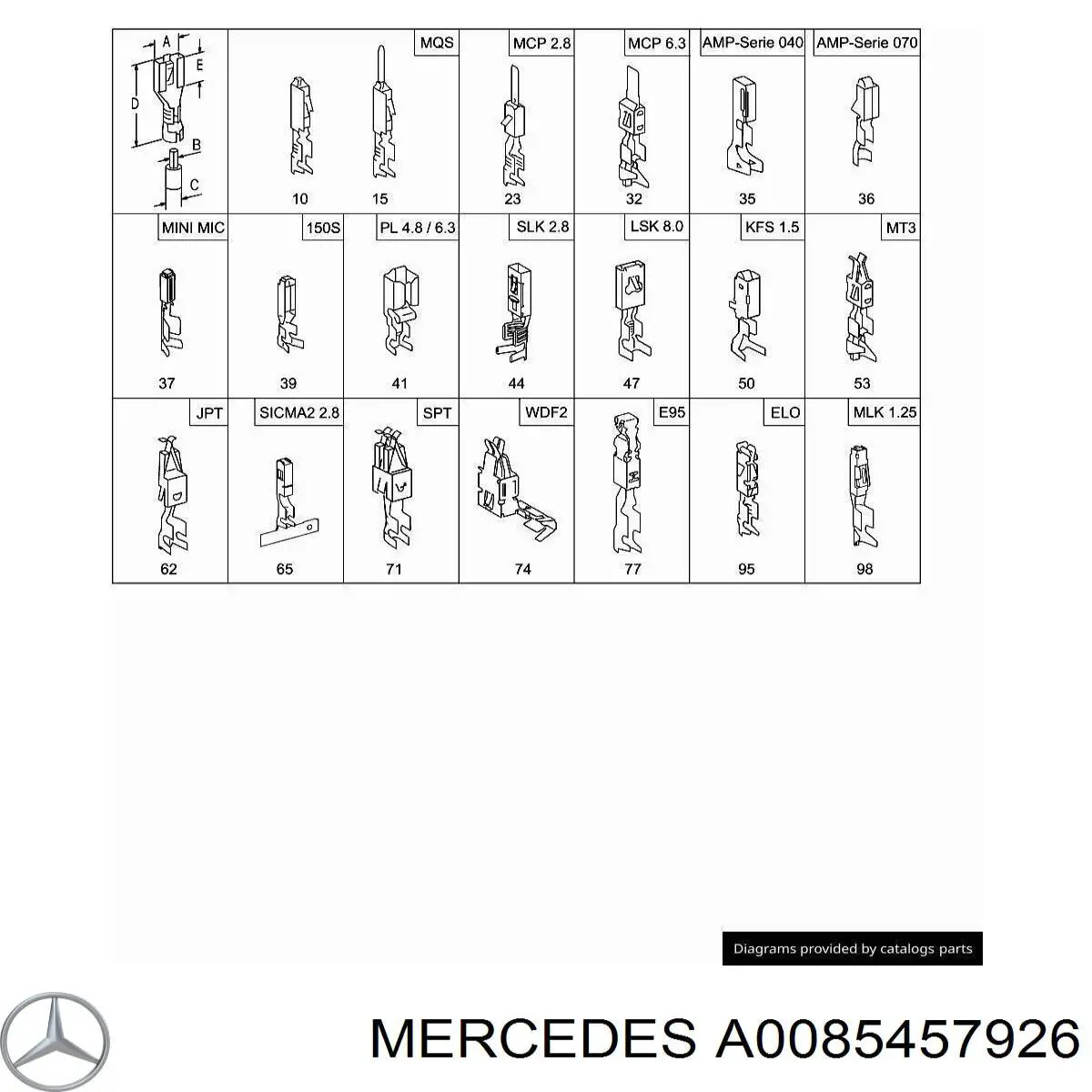 Купити A0085457926 Mercedes 