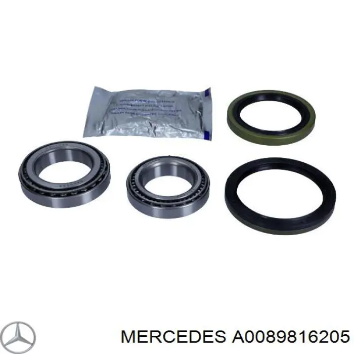 Купити A0089816205 Mercedes Підшипник ступиці передньої